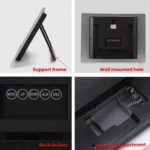 Home Big Screen Display Digital Electronic Wall Clock Living Room Temperature Clock - Image 5