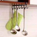 Hole-free Hanging Cup Holder Clip-type Double-row Hook Frame - Image 7