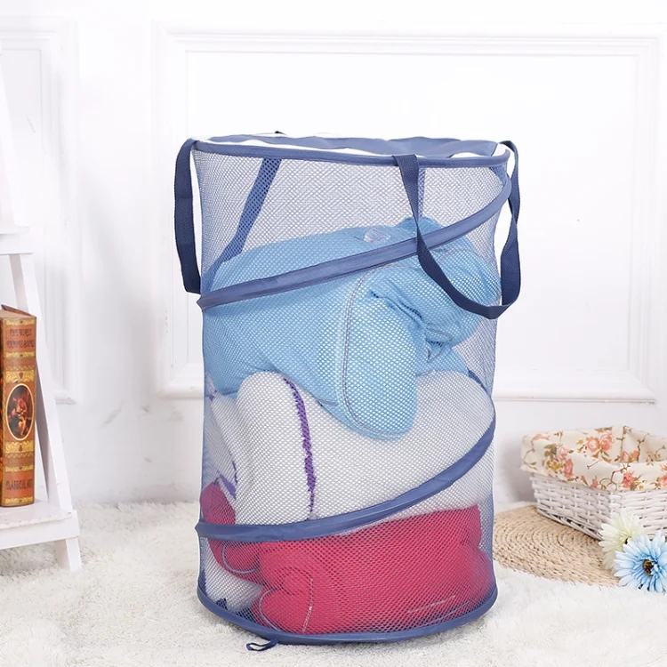 TBD0602127501A.webp SM2006 Full Mesh Breathable Foldable Mesh Storage Basket - Image 1