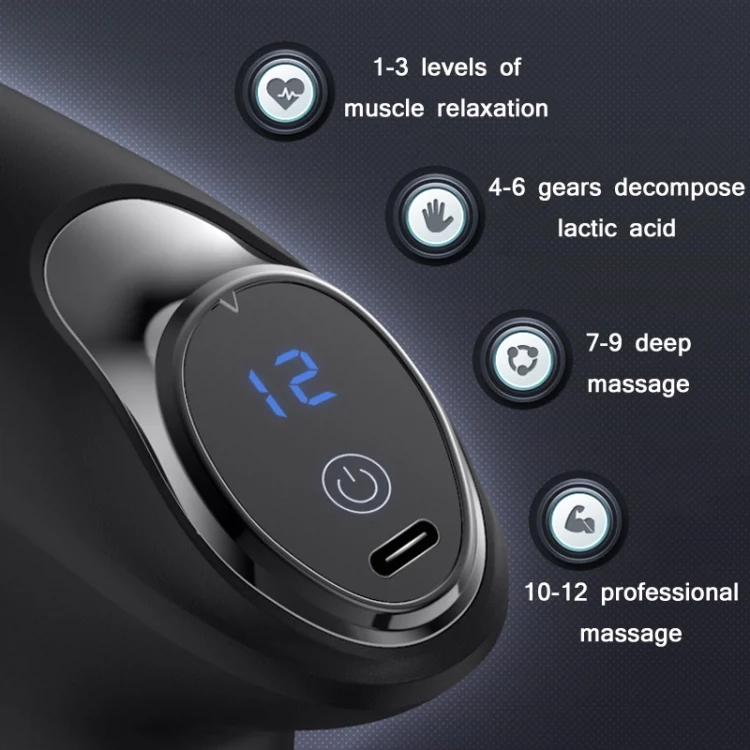 TBD0602128602_B2.webp PS818 Variable Speed Vibrating Mini Muscle Fascia Relax Massager - Image 3