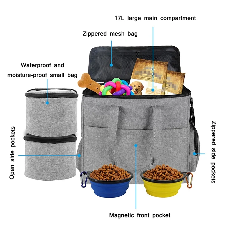 TBD0602128801_B2.webp Travel Portable Carry Out Pet Supplies Storage Single-shoulder Bag Without Dog Bowl - Image 3