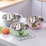 3 PCS / Set SiGang Stainless Steel Cartoon Thickened Seasoning Tank Cooking Wash Basin - Image 2