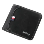 Baellerry Short Wallet Tri-fold Horizontal Coin Purse For Men
