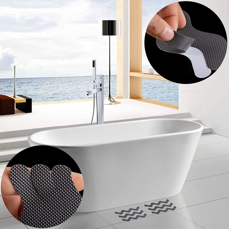 TBD0602132801_B3.webp 24pcs /Bag Wavy Shaped Safety Bathtub Non-Slip Sticker - Image 4