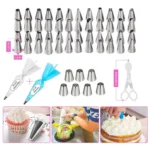 124-in-1 Cake Turntable Piping Nozzle Piping Bag Baking Tool Set - Image 2