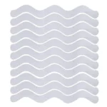 24pcs /Bag Wavy Shaped Gravel Pattern Bathtub Non-Slip Sticker - Image 6