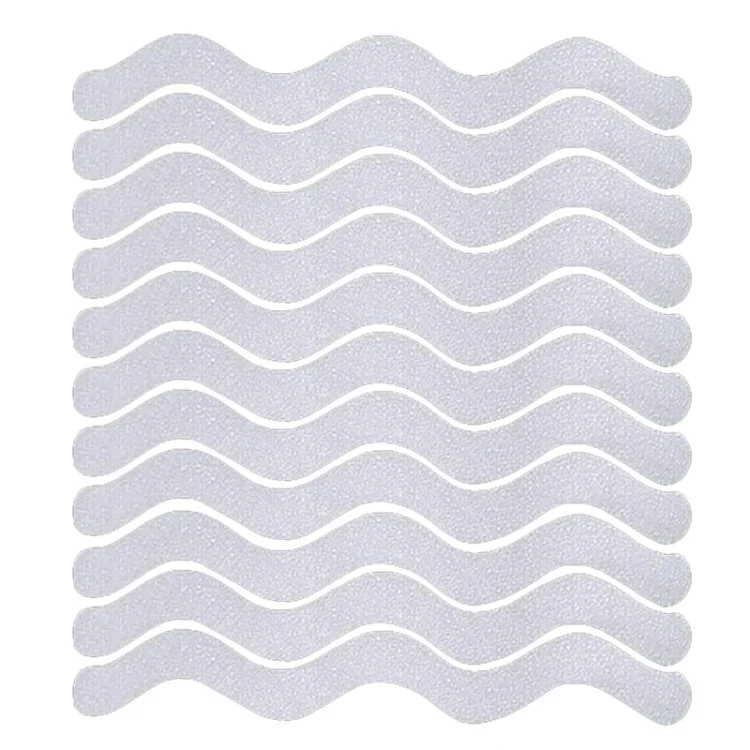 TBD0602133501A_1.webp 24pcs /Bag Wavy Shaped Gravel Pattern Bathtub Non-Slip Sticker - Image 6