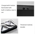 6 In 1 Multifunctional Compartmental Luminous Fruit Tray, Style: - Image 4