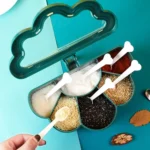 Household Combination Set Kitchen 6-Grid Seasoning Box - Image 5