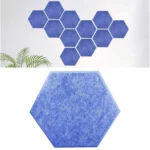 Hexagonal Color Decorative Acoustic Panels, Random Color Delivery