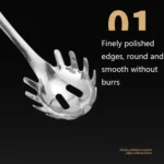 Multifunctional Stainless Steel Pasta Spoon - Image 4
