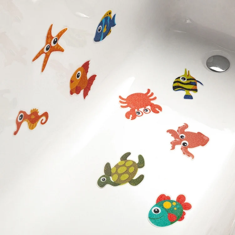 TBD0602144501_B4.webp PEVA Non-slip Sticker Bathroom Bathtub Cartoon Non-slip Sticker - Image 5
