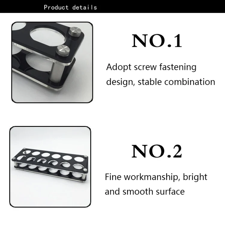 TBD0602146801_B2.webp Acrylic Round Hole Wine Glass Holder - Image 3