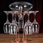 Wrought Iron Red Wine Glass Holder Decanter Stand Goblet Holder - Image 7