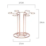 Wrought Iron Red Wine Glass Holder Decanter Stand Goblet Holder - Image 3