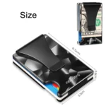 NEWBRING Large-capacity Multi-card Metal Anti-magnetic Card Holder - Image 3