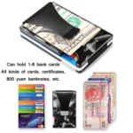 NEWBRING Large-capacity Multi-card Metal Anti-magnetic Card Holder - Image 4