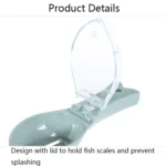 3 PCS CT1682 Thickened Plastic Fish Scaler with Cover - Image 4