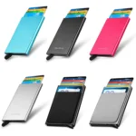 NEWBRING Metal Wallet Automatic Pop-up Anti-degaussing Card Holder - Image 2