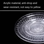 Acrylic Round Transparent Fruit Dish, Diameter: - Image 5