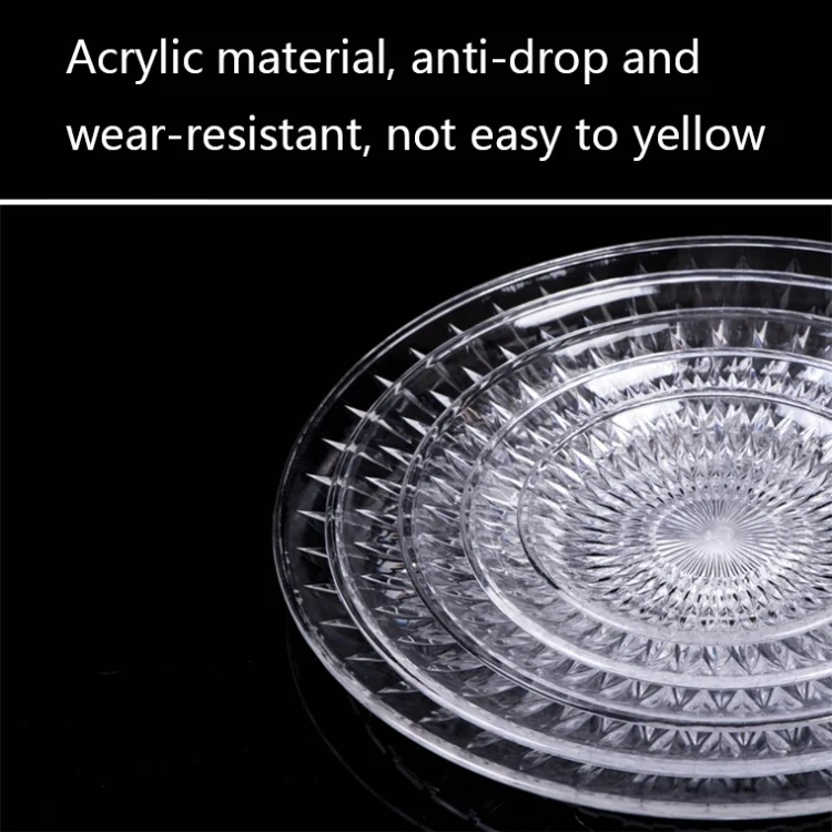 TBD0602161101_B4.webp Acrylic Round Transparent Fruit Dish, Diameter: - Image 5