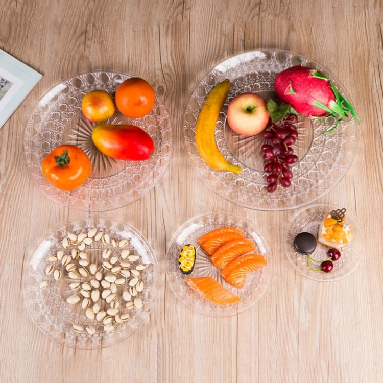 TBD0602161101_B5.webp Acrylic Round Transparent Fruit Dish, Diameter: - Image 6