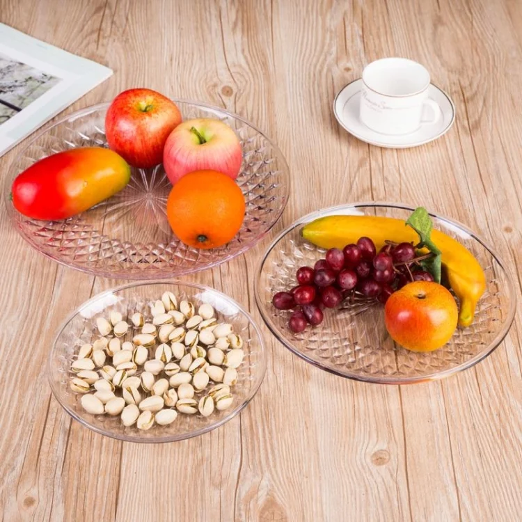 TBD0602161101_B6.webp Acrylic Round Transparent Fruit Dish, Diameter: - Image 7