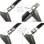 Handle Foldable Pizza Cake Aluminum Spatula - Image 4