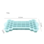 30 Grid Bone Honeycomb Silicone Ice Cube Mold with Lid - Image 3