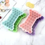 30 Grid Bone Honeycomb Silicone Ice Cube Mold with Lid - Image 6