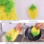 Three Leaf Strawberry Thickened Washbarn Napkins Kitchen - Image 4