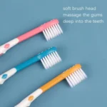 3pcs /Set RAOYI Giraffe Fine Hair Children Toothbrush Baby Cartoon Toothbrush - Image 4