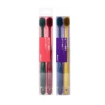 2 Sets RAOYI Widescreen Adult Home Use Soft Bamboo Charcoal Toothbrush - Image 2