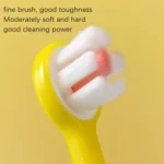 2 PCS RAOYI Cartoon Small Yellow Chicken Soft Hair Toothbrush - Image 6