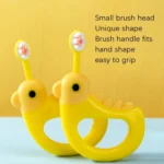 2 PCS RAOYI Cartoon Small Yellow Chicken Soft Hair Toothbrush - Image 7
