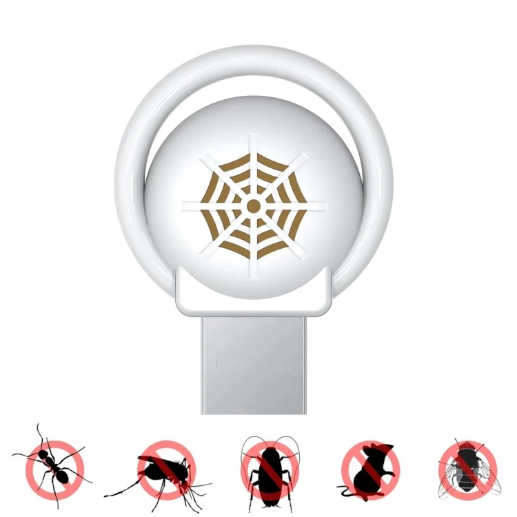USB Car Mouse Repellent Ultrasonic Mosquito Insect Repellent With Atmosphere Light