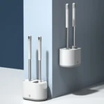 MT2 Silicone Double Brushs Head Toilet Brush Set - Image 2