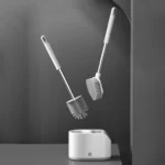 MT2 Silicone Double Brushs Head Toilet Brush Set - Image 4