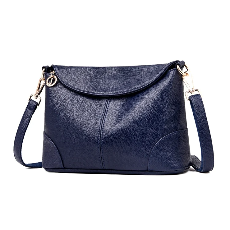 Ladies Fashion Single Shoulder Soft Leather Small Square Bag