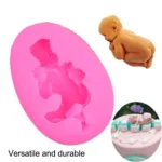 2 PCS Baby Styling Fondant Cake Chocolate Silicone Mold - Image 5