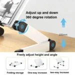 L03 Adjustable Lifting Reading Rack Book Holder Laptop Stand,Style: - Image 3