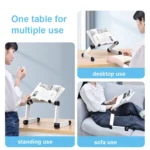 L03 Adjustable Lifting Reading Rack Book Holder Laptop Stand,Style: - Image 5