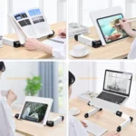 L03 Adjustable Lifting Reading Rack Book Holder Laptop Stand,Style: - Image 6
