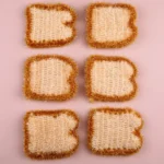 Bread Dish Towel Acrylic Polyester Dish Cloth