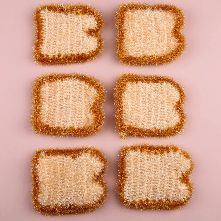 Bread Dish Towel Acrylic Polyester Dish Cloth