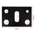 Gas Stove 5-hole Oil-proof Pad Teflon Protective Cover Anti-dirty Pad - Image 3