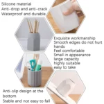 Desktop Simple Cosmetic Pen Storage Student Pen Holder Stationery Box - Image 4