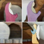 Easter Scene Wooden Decoration Party Decorations Kids Gift Toy - Image 4