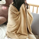 Bath Towel + Towel Set Can Wear Coral Fleece Beach Towel - Image 6