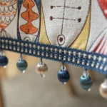 Home Chenille Polyester Tassel Table Runner - Image 4